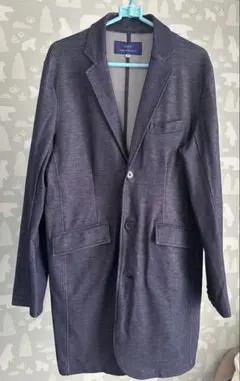 URBAN RESEARCH デニム風　ネイビー ロングジャケット