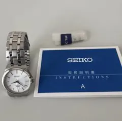 SEIKO 腕時計 7N01-0DE0 ブラックレザー 箱なし - メルカリ