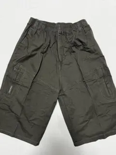 【極太】00s Y2K ギミック カーゴハーフパンツ テック ワイドショーツ L