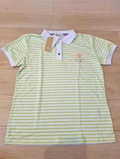 新品 エルスポーツ レディース ゴルフ ポロシャツ 白柄 サイズLL