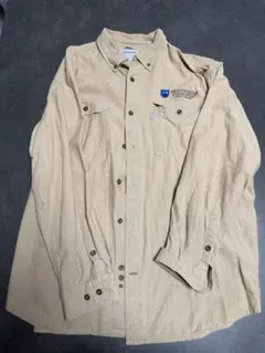 carhartt ベージュ リラックスフィットシャツ XL
