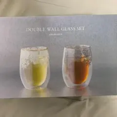 ダブルウォールグラスセット アラベスク　Francfranc