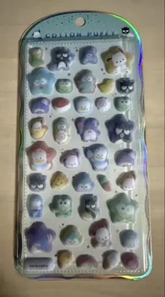 正規品　サンリオ はぴだんぶい　HAPIDANBUI コットンパフィーシール