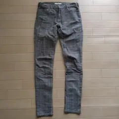 【最終値下￥2980→￥350】イッカ ikkaグレンチェックスキニーパンツ M