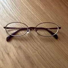 JINS ワインレッド オーバル型 メガネ