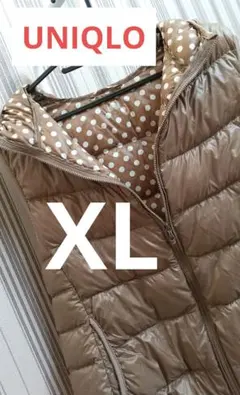 UNIQLO ユニクロ ウルトラライトダウン ベストダウン ドット柄 水玉