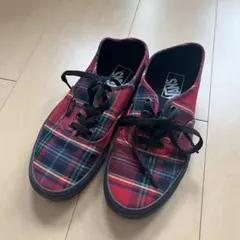 【Vans】 チェック柄 オーセンティック　サイズ23.5cm