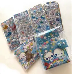 ぷくぷくあわわちゃん　シールおまとめ6点　シール帳　おはじき　プチドロップ正規品