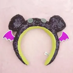 USJ ユニバ カチューシャ ティム ハロウィン スパンコール