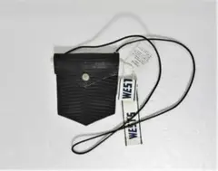 新品 WESTOVERALLS リザード ショルダー ミニ バッグ ブラック