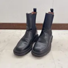 美品 JETEE ジュテ サイドゴアミドルブーツ　ブラック　黒　37 23.5