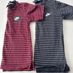 NIKE AIR 半袖Tシャツ 赤と黒ストライプ