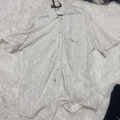 ホワイトシアーシャツ