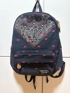 ハローキティ　リュック　バッグパック　 ペイズリー柄　レアのサムネイル