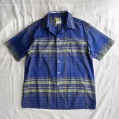USA vintage 60s マクレガー チェックシャツ レーヨン　ギャバジン