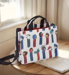 一度使用　ear PAPILLONNER × PEZ 整理整頓　ショルダーバッグ