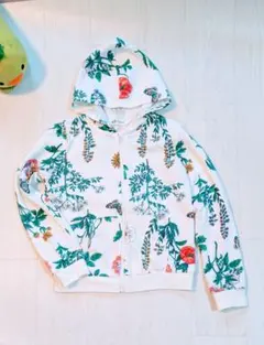 H＆M 女の子用 子供服 前ファスナー フード付 ジャケット