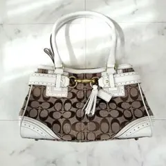 COACHドリーマー 21 シグネチャー 54114 2WAY ミニハンドバッグ COACHドリーマー 21 シグネチャー 54114 2WAY ミニハンドバッグ - メルカリ