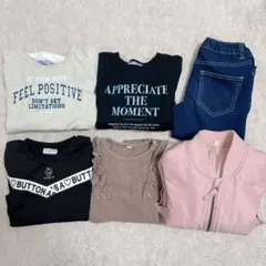 130 女の子 裏起毛