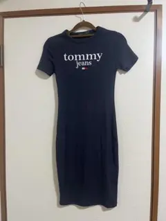 Tommy Jeans ネイビー 半袖 ワンピース S