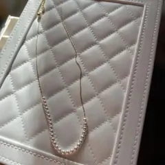 パール ゴールドチェーン ネックレス 約42cm