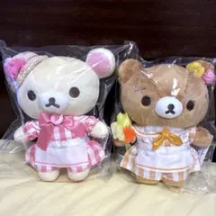 コリコグストアくまきゅん♡フラワーマルシェ コリラックマ チャイロコグマセット