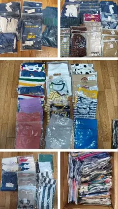 【新品・まとめ売り】子供服 74点セット（主に110〜120cm）