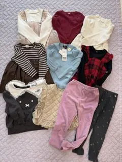 エコメルカリ便送付　（新品あり）女の子服まとめ売り10点　110