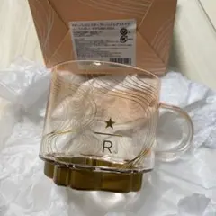 SAKURA スターバックス　リザーブハンドルグラスマグ スタバ