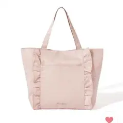 【新品タグ付き】Francfranc ロゴ レジャーバッグ フリル ピンク