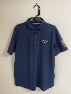 Callaway ネイビー ポロシャツ LL