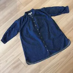 UNIQLO U デニム長袖シャツワンピース 110