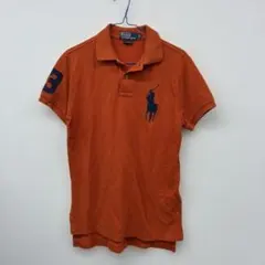 Polo by Ralph Lauren オレンジ半袖ポロシャツM ○19
