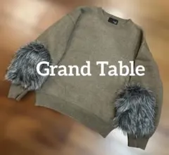GrandTable袖ファー付きニットセーター　エコファー　スコットクラブのサムネイル