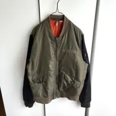 DIVIDED H&M ジャンパー・ブルゾン オリーブグリーン