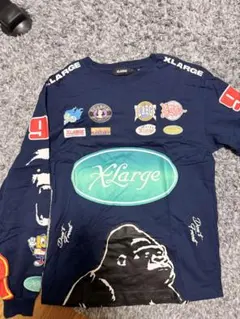 XLARGE 長袖 Tシャツ ネイビー Lサイズのサムネイル