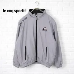 le coq sportif ゴルフジャケット L グレー ロゴ