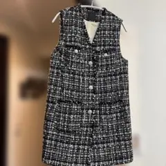 (着画あり)チアフル　ツイードジレベスト