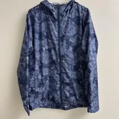 アディダス　ナイロンジャケット　ブルー　迷彩 y2k adidas