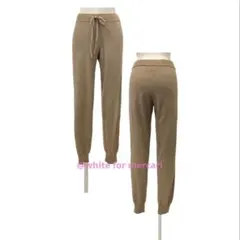 MaxMara テディベアブラウン とろみウール春ニットお上品イージーパンツのサムネイル
