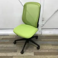 2024年　オカムラ　シルフィー　ハイバック　肘なし　ライムグリーン