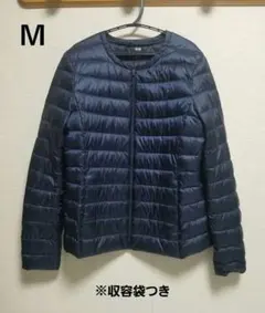 ユニクロ　ウルトラライトダウンジャケット　M　ネイビー