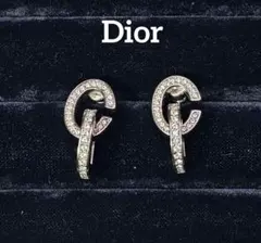 ディオール Christian Dior ピアス CDLOCK ラインストーン