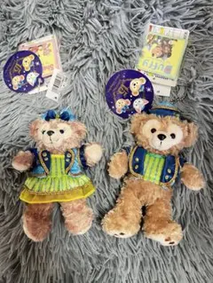 ディズニーシー15周年 ダッフィー＆シェリーメイ ぬいぐるみバッジ ペア