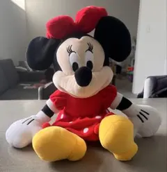 新品未使用タグ付】ミニーマウス 赤いほっぺ スーパーラージぬいぐるみ
