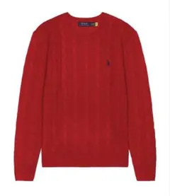 美品 Polo Ralph Laurenポロラルフローレン ケーブル編みニットM