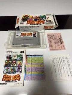 スーパーファミコン　スーパーマリオRPG 付属品完備 コレクションケース付き