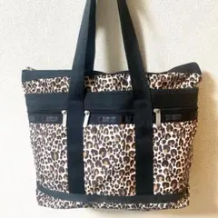 【即日発送・未使用】レスポ☆ヒョウ柄ショルダーバッグ /中型