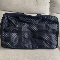 水玉模様 ボストンバッグ