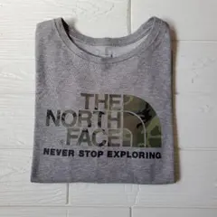 【THE NORTH FACE】ザ・ノース・フェイス　 グレー 長袖140サイズ